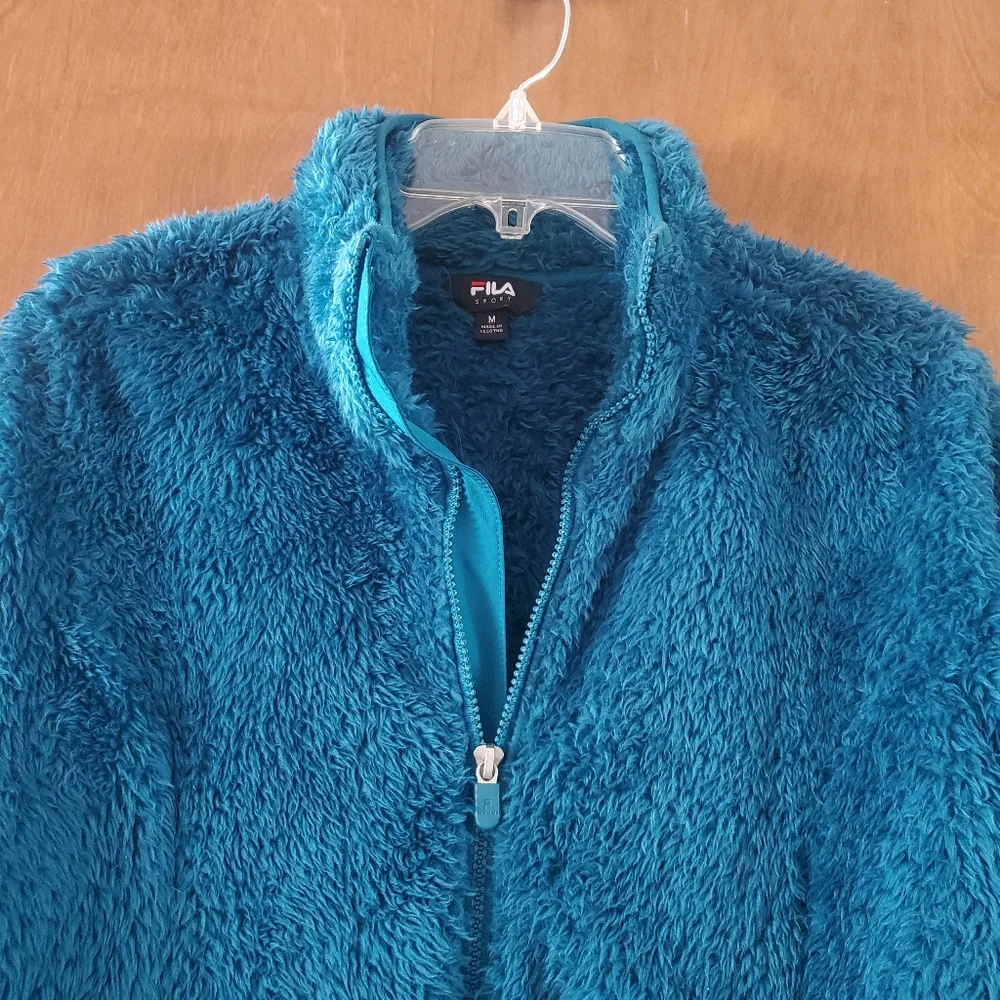 Fila Sport Sherpa Fuzzy Zip Jacket - Picture 5 of 13